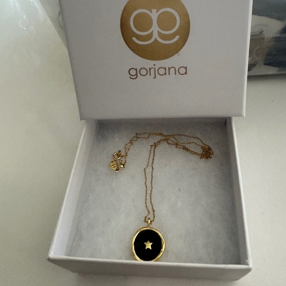 *Discontinued* Gorjana Star Coin Necklace with adjustable toggle